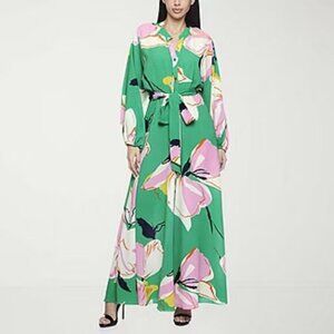 NEW! Premier Amour Vibrant Green Maxi Dress Size 10